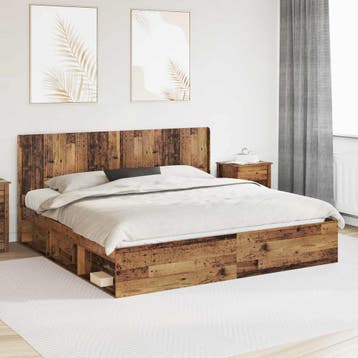 vidaXL Hoofdbord Oud hout PB, Verzenden, Nieuw