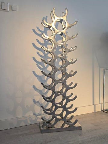 Porte-bouteilles - Aluminium moulé - Pays-Bas (Sans prix de