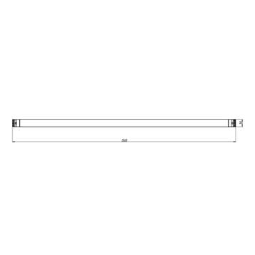 10× FORTEX FX31-L150 enkele truss buis lengte 150 cm zwart, Verzenden, Nieuw