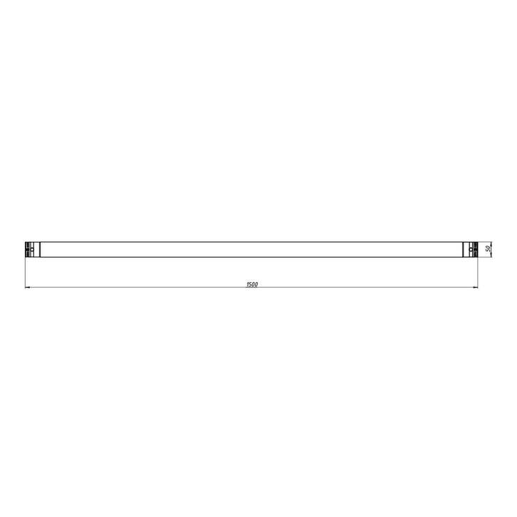 10× FORTEX FX31-L150 enkele truss buis lengte 150 cm zwart, Musique & Instruments, Lumières & Lasers, Envoi