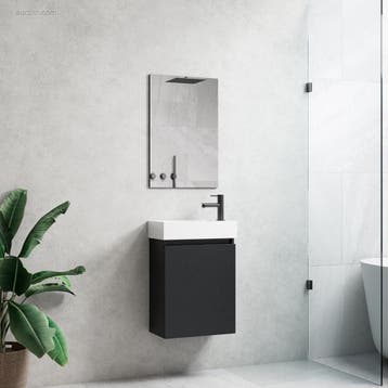 40cm Toiletmeubel Zwart Eik - Como 40-06 Bagno..., Bricolage & Construction