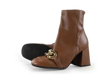Hampton Bays Enkellaarzen in maat 37 Cognac, Vêtements | Femmes, Verzenden, Lage of Enkellaarzen