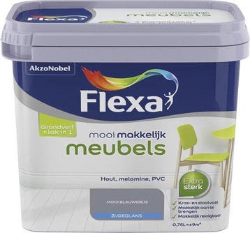 Flexa Mooi Makkelijk Meubels - Zijdeglans Mooi Blauwgrijs, Verzenden