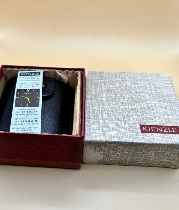 Réveil de voyage - Kienzle - Moderne du milieu de siècle, Antiquités & Art, Curiosités & Brocante