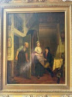 Louis Van Kuyck (1821-1871) - Épicerie, Antiek en Kunst