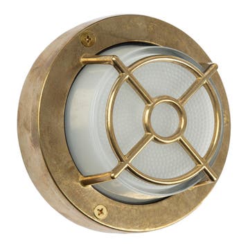 Wandverlichting modern Lagos Wand- & Plafondlamp Brons, Verzenden, Nieuw