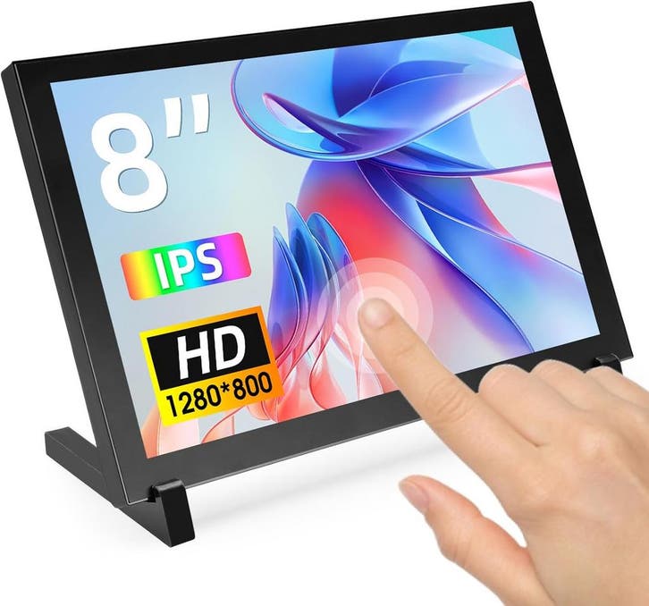 8 HD Capacitief Touch | Retour Deal | Must-have, Computers en Software, Monitoren, IPS, Touchscreen, Gaming, HD, Nieuw, HDMI, Verzenden