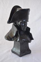 Buste, Napoleón Bonaparte - 33 cm - Plâtre, Antiquités & Art, Curiosités & Brocante