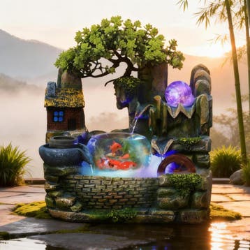 Feng Shui Waterval 30cm | Retour Deal | Snel beslissen, Verzenden, Gebruikt, Fontein