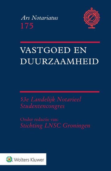 Vastgoed en duurzaamheid / Ars notariatus / 175, Verzenden, Gelezen