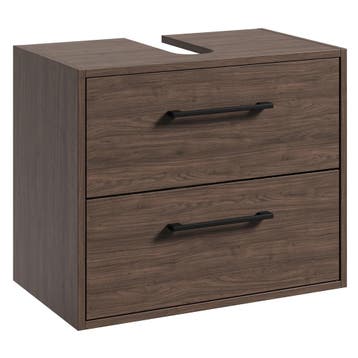 Wastafelkast Florence 60 x 35 x 47 cm – Walnoot Bruin, Huis en Inrichting, Verzenden, Nieuw