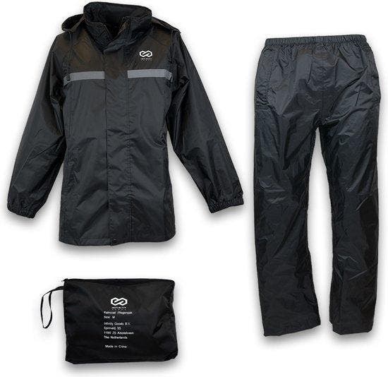 2dekans | Infinity Goods Regenpak - Dames & Heren - Maat L -, Kleding | Heren, Jassen | Zomer, Ophalen of Verzenden