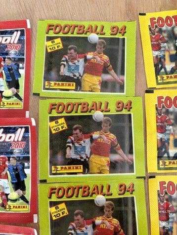 Panini Football belgique belgio belgium 1990 x5 2010 x6 1994