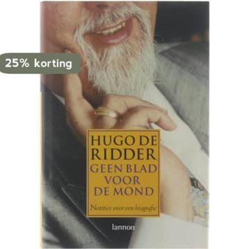 Geen blad voor de mond 9789020945331 H. De Ridder, Verzenden, Gelezen, H. De Ridder