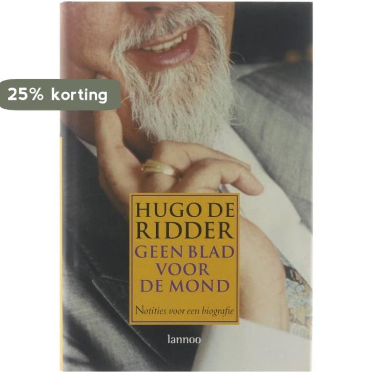 Geen blad voor de mond 9789020945331 H. De Ridder, Boeken, Economie, Management en Marketing, Gelezen, Verzenden