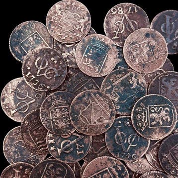 Nederlands-Indië. VOC Duiten 18e eeuw, 50 stuks