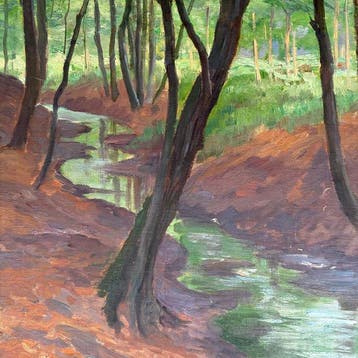 Charles Wilsin (1852-1932) - Paysage Foret de Compiègne -, Antiquités & Art