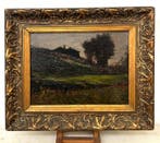 Giuseppe Sacheri (1863-1950), attribuito a - Paesaggio con