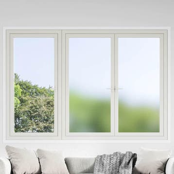 vidaXL Raamfolies 3 st statisch mat PVC grijs, Verzenden