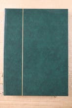 Wereld - 5 nieuwe lege groene stockboeken met witte bladen ,, Postzegels en Munten, Gestempeld