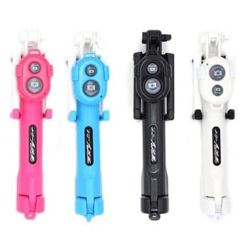 Selfie Stick Tripod met Bluetooth - Draadloos Smartphone, Verzenden, Nieuw