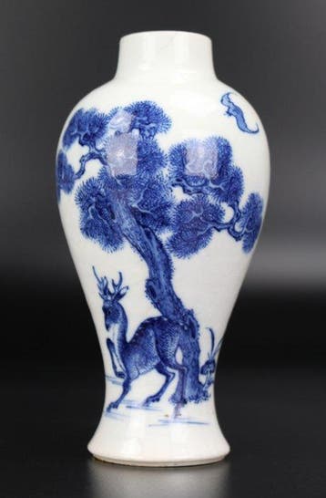 Vaas - Porselein - China - Qing Dynastie (1644-1911) - Soft