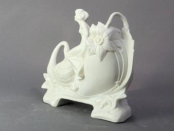 Katzhutte - Beeldje, Antique Katzhütte porcelain figure -, Antiek en Kunst