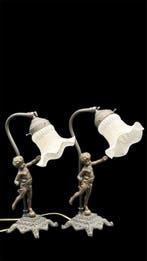 Lampe de table (2) - Bronze, Laiton