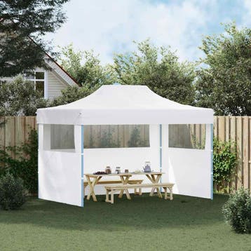 vidaXL Partytent met 3 zijwanden inklapbaar 280x410x315 cm, Tuin en Terras, Verzenden, Nieuw