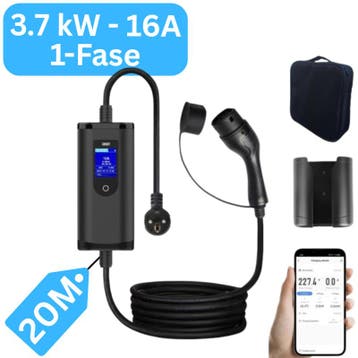 Premium Black Wallbox 11 kW – 3-fase laadpaal met vaste 10, Ophalen of Verzenden, Nieuw, Laadpaal