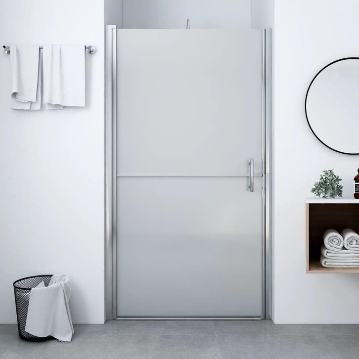 vidaXL Douchedeur mat 100x178 cm gehard glas, Bricolage & Construction, Sanitaire, Envoi