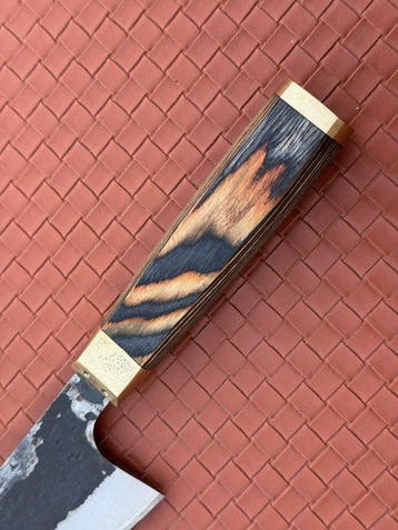Custom Hand-Forged Premium Chefs Knife - Tafelmes - Staal,