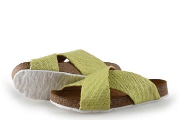 Haflinger Slippers in maat 38 Geel, Slippers, Verzenden, Geel, Zo goed als nieuw