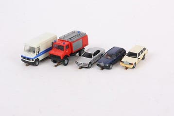 Faller H0 - Modeltreinvoertuigen (6) - Vijf voertuigen,