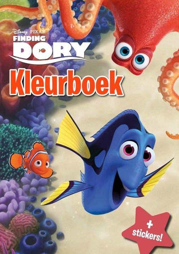 Disney Kleurboek Finding Dory Met Stickers, Verzenden