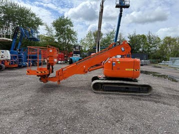 Veiling: Telescoophoogwerker Hitachi HX99B-2 Diesel 11.7m 20, Ophalen