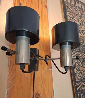 Wandlamp - Metaal, Chroom, Staal