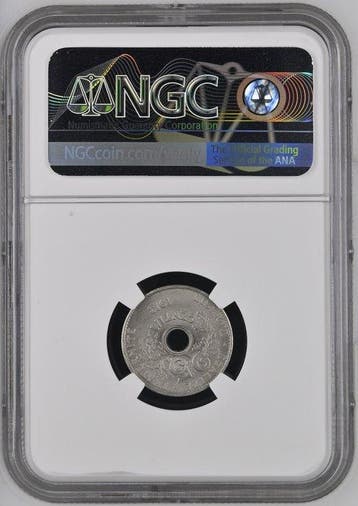 Frankrijk. 25 Centimes 1913 Concours de Coudray. Essai. NGC, Postzegels en Munten