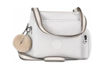 Kipling Schoudertas Wit, Handtassen en Accessoires, Verzenden, Gebruikt, Wit