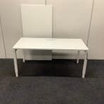 Slingerbureau 180x80 cm, hoogst verstelbaar 62-90 cm, wit, Huis en Inrichting, Bureaus, In hoogte verstelbaar, Gebruikt