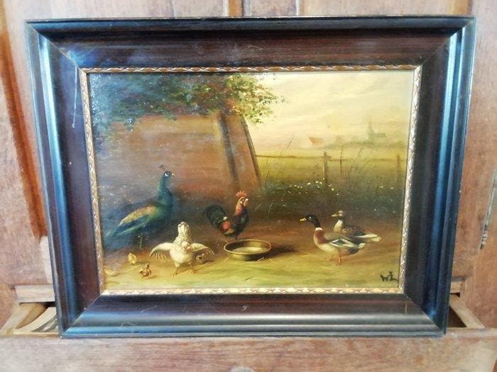 Lammers (XX - Pluimvee, Antiek en Kunst, Kunst | Schilderijen | Klassiek