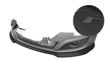 Cup spoilerlip met ABE voor Seat Leon 2 (Type 1P) CSL876-S, Verzenden