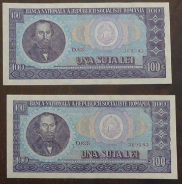 Roemenië. - 13 x 100 Lei - 1966 (Zonder minimumprijs), Postzegels en Munten