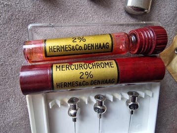 Collectie van memorabilia - Medische instrumenten en