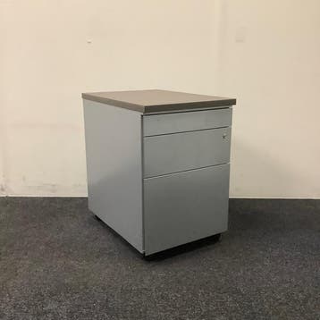 Ladeblok vv 3 lades en sleutel (hxbxd) 64x42,5x60 cm, Bruin, Maison & Meubles, Armoires | Autre