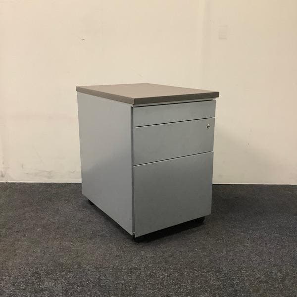 Ladeblok vv 3 lades en sleutel (hxbxd) 64x42,5x60 cm, Bruin, Maison & Meubles, Armoires | Autre