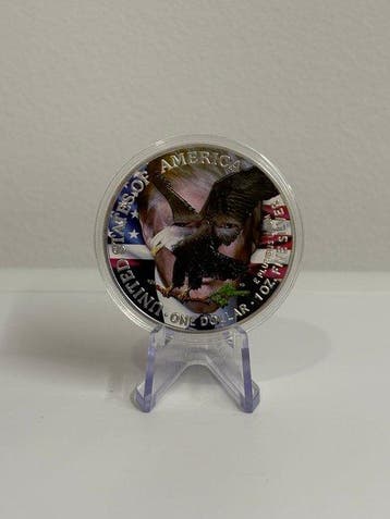Verenigde Staten. 1 Dollar 2021 - 1 oz Dr. Fauci - American, Postzegels en Munten