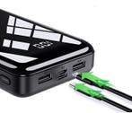 Powerbank 30.000 mAh snellader oplader micro USB C +  USB A, Telecommunicatie, Mobiele telefoons | Batterijen en Accu's, Verzenden