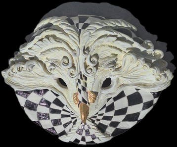 María Eugenia Piacentini - Máscara Lechuza - pieza única de, Antiek en Kunst
