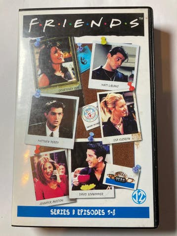 FRIENDS SERIES 3 EPISODES 5 - 8 (VHS), Gebruikt